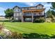 A spacious backyard with a covered patio that offers outdoor living at its finest at 5192 Sedona Dr, Parker, CO 80134