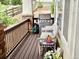 Back porch with grill and seating area for outdoor enjoyment at 1368 Royal Troon Dr, Castle Rock, CO 80104