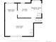 A floorplan layout of the dining area, kitchen, and living room at 9386 W Geddes Pl, Littleton, CO 80128