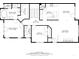 Detailed floor plan showcasing the layout of the first floor, including the kitchen, living room, and bedrooms at 31028 Big Bear Dr, Evergreen, CO 80439