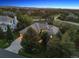 Gorgeous aerial view of the house highlighting its well-maintained exterior and landscaped surroundings at 6279 Oxford Peak Pl, Castle Rock, CO 80108