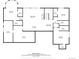Detailed floor plan showcasing layout, dimensions, and spatial relationships of rooms on both floors at 6279 Oxford Peak Pl, Castle Rock, CO 80108