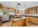 Spacious kitchen with stainless steel appliances and granite countertops at 2432 S Columbine St, Denver, CO 80210