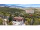 Stunning aerial perspective showcasing the home near Maxwell Falls Trailhead at 8451 London Ln, Conifer, CO 80433