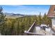 Inviting outdoor deck area with comfortable seating and scenic views at 8451 London Ln, Conifer, CO 80433