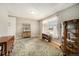 Cozy living room with neutral walls and beautiful hardwood floors at 13036 Clayton Ct, Thornton, CO 80241