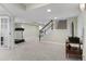Finished basement space with access to the backyard at 2032 W Nantucket Ct, Littleton, CO 80120