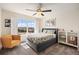 Comfortable bedroom with large window, and stylish decor at 2090 Bellavista St, Castle Rock, CO 80109