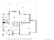 First floor layout with a kitchen, living room, dining area, office, Gathering room, patio, porch and two car garage at 2090 Bellavista St, Castle Rock, CO 80109