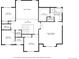 Second floor layout featuring primary bedroom with bath and WIC, additional bedrooms, bathrooms, laundry, and a hall at 2090 Bellavista St, Castle Rock, CO 80109