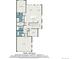 Detailed floor plan highlighting the home's layout, including the primary bedroom, living area, and kitchen at 1962 Canyonpoint Ln, Castle Pines, CO 80108
