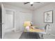 Bright office features a modern desk, closet, ample natural light, and neutral walls at 204 Maple St, Frederick, CO 80530