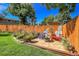 Relaxing firepit area with seating and landscaping at 4785 S Estes St, Littleton, CO 80123