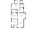 Two bedroom floor plan with living room and kitchen at 3120 N Race St, Denver, CO 80205