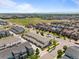 Community aerial view showcasing many single Gathering and multifamily homes at 4774 Kittredge St, Denver, CO 80239