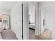 Hallway that provides access to bedroom and bathroom at 4774 Kittredge St, Denver, CO 80239