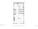 Second floor layout featuring the kitchen, living room, bathroom and utility room at 2162 S Ash St, Denver, CO 80222