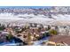 Aerial view of community, showcasing location and homes at 9876 W Freiburg Dr # G, Littleton, CO 80127