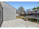 Backyard featuring a deck and trampoline at 1958 Cathay Ct, Aurora, CO 80011