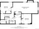 Detailed floor plan showcasing layout of bedrooms, recreation room, bathroom, and laundry area at 2644 N Glencoe St, Denver, CO 80207