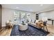 Spacious living room with hardwood floors, large windows, and comfortable seating at 7076 S Newland St, Littleton, CO 80128