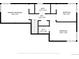 Floor plan showing the third floor with primary bedroom, bath, hall, and two bedrooms at 1497 S Garfield St, Denver, CO 80210