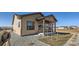 Rear exterior view with an area for landscaping at 5134 Cupule Trl, Castle Rock, CO 80104