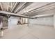 Unfinished basement featuring concrete floor and visible piping at 5134 Cupule Trl, Castle Rock, CO 80104