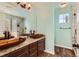 Spa-like bathroom with double vanities and large shower at 20942 E 40Th Pl, Denver, CO 80249