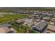 Bird's-eye view of the house with a well-manicured lawn in a neighborhood close to parks and amenities at 16268 Mount Silverheels Way, Broomfield, CO 80023
