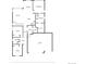 Detailed floor plan showcasing the layout of the main level with living and bedroom spaces at 24447 E Ada Ave, Aurora, CO 80018