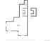 Basement floor plan with large open area and storage at 4025 Trail Stone Cir, Castle Rock, CO 80108