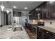 Gourmet kitchen with stainless steel appliances, granite counters, and ample cabinet space at 4025 Trail Stone Cir, Castle Rock, CO 80108