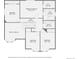 Second level floorplan featuring a primary bedroom, walk in closet, two bathrooms, and two additional bedrooms at 5645 S Himalaya Way, Centennial, CO 80015