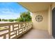 Balcony area with a view of the community at 695 S Alton Way # 9C, Denver, CO 80247