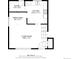 Floor plan showing kitchen, living room, and dining area at 2595 S Utica St, Denver, CO 80219