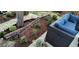 Landscaped backyard with stylish wicker outdoor furniture on a concrete patio at 6233 W 75Th Ave, Arvada, CO 80003