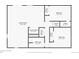 Basement floor plan showcasing Gathering room, laundry, bathroom, utilities, and bedrooms with closet space at 6233 W 75Th Ave, Arvada, CO 80003