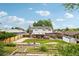 Large backyard with a covered patio, garden, shed and mature landscaping at 841 Beech St, Golden, CO 80401