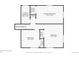 Floor plan featuring primary bedroom, bathroom, two bedrooms, and closets at 1462 S Dudley St, Lakewood, CO 80232