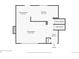 Detailed floor plan of the home's first floor including the kitchen, dining room, living room and foyer at 1462 S Dudley St, Lakewood, CO 80232