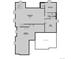 Basement floor plan featuring a recreation room, flex room, and unfinished storage area at 4716 Twelve Oaks Way, Castle Rock, CO 80104