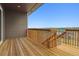 Wood deck overlooks neighborhood and offers beautiful landscape views at 4716 Twelve Oaks Way, Castle Rock, CO 80104