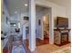 Welcoming entryway with hardwood floors, stylish decor, and an open view into the living spaces at 11158 Carbondale St, Firestone, CO 80504