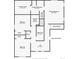 Upstairs floor plan includes bedrooms, bathrooms, closets, laundry, and a loft space at 11158 Carbondale St, Firestone, CO 80504