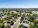 Residential area with green spaces; a school with parking and sports fields are close to single-Gathering homes at 21351 E Williamette Pl, Centennial, CO 80015