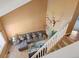 Open floor plan living room with high ceilings and a gray sofa at 21351 E Williamette Pl, Centennial, CO 80015