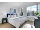 Bright bedroom boasts large windows, modern decor, and inviting textures for a comfortable and stylish retreat at 5148 W 44Th Ave, Denver, CO 80212
