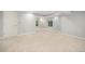 Finished basement with neutral carpet, light-colored walls, and recessed lighting at 6780 W 84Th Cir # 66, Arvada, CO 80003