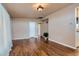 Spacious living area featuring beautiful hardwood floors and ample natural light at 5294 S Prescott St, Littleton, CO 80120